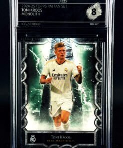 Fotografía de Cromo Toni Kroos Topps Real Madrid Team Set Monolith Near MINT 8 · Inception Card Grading · ICG · Sports Cards · TCG