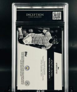 Otra vista de Cromo de fútbol Jeremy Doku Topps Simplicidad · GM MINT 10 · Inception Card Grading · ICG · Sports Cards · TCG