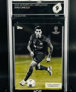 Fotografía de Cromo de fútbol Joao Cancelo Topps Simplicidad · MINT 9 · Inception Card Grading · ICG · Sports Cards · TCG