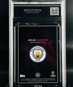Otra vista de Cromo de fútbol Micah Hamilton Rookie Topps Knockout Football DNA · GEM MINT 10 · Inception Card Grading · ICG · Sports Cards · TCG