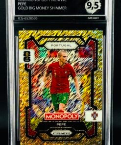 Otra vista de Cromo Pepe Panini Monopoly Gold Big Money Shimmer GEM MINT 9,5 · Inception Card Grading · ICG · Sports Cards · TCG