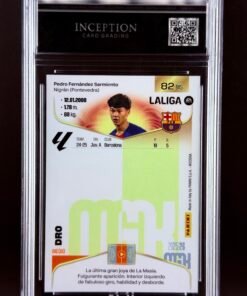 Otra vista de Cromo Dro Fernandez Panini Megacracks GEM MINT 10 · Inception Card Grading · ICG · Sports Cards · TCG