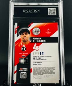 Otra vista de Cromo Frank Rijkaard 1/1 One of One Topps · GEM MINT 10 · Inception Card Grading · ICG · Sports Cards · TCG