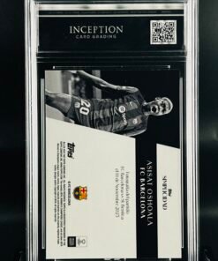 Otra vista de Cromo de fútbol Asisat Oshola Topps Simplicidad · MINT 9 · Inception Card Grading · ICG · Sports Cards · TCG