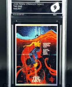 Cromo The Dive Fan Art · Stranger Things · Panini · MINT 9 · Inception Card Grading · ICG · Sports Cards · TCG