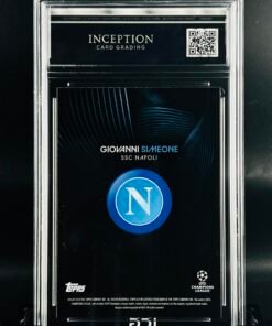 Otra vista de Cromo de fútbol Giovanni Simeone Topps Knockout Football DNA · GEM MINT 10 · Inception Card Grading · ICG · Sports Cards · TCG