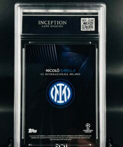 Otra vista de Cromo de fútbol Nicolo Barella Topps Knockout · GM MINT 10· Inception Card Grading · ICG · Sports Cards · TCG