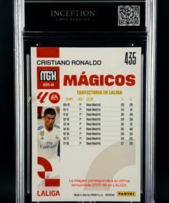 Otra vista de Cromo Cristiano Ronaldo Panini Megacracks MINT 9 · Inception Card Grading · ICG · Sports Cards · TCG