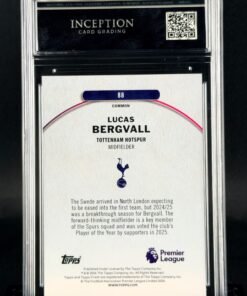 Otra vista de Cromo Lucas Bergvall /75 Topps Finest GEM MINT 10 · Inception Card Grading · ICG · Sports Cards · TCG