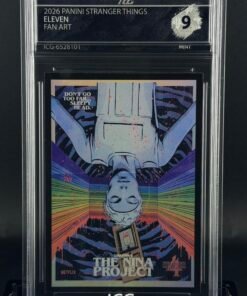 Cromo Eleven Fan Art · Stranger Things · Panini MINT 9 · Inception Card Grading · ICG · Sports Cards · TCG