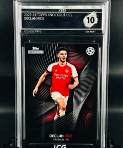 Fotografía de Cromo de fútbol Declan Rice Topps Knockout · GM MINT 10· Inception Card Grading · ICG · Sports Cards · TCG