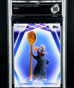 Cromo Remy Ratatouille · Disney · Topps Neon · GEM MINT 10 · Inception Card Grading · ICG · Sports Cards · TCG