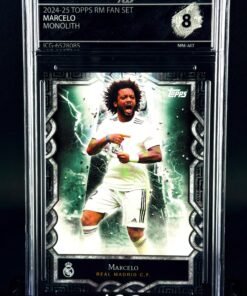 Otra vista de Cromo Marcelo Topps Real Madrid Team Set Monolith Near MINT 8 · Inception Card Grading · ICG · Sports Cards · TCG