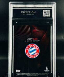 Otra vista de Cromo de fútbol Leroy Sane Topps Knockout · GM MINT 10· Inception Card Grading · ICG · Sports Cards · TCG