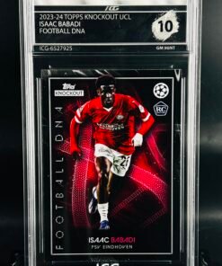 Otra vista de Cromo de fútbol Isaac Babadi Rookie Topps Knockout Football DNA · GEM MINT 10 · Inception Card Grading · ICG · Sports Cards · TCG
