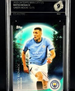 Otra vista de Cromo Mateo Kovacic /75 Topps Manchester City MINT 9 · Inception Card Grading · ICG · Sports Cards · TCG