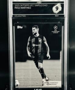 Fotografía de Cromo de fútbol Iñigo Martinez Topps Simplicidad · MINT 9 · Inception Card Grading · ICG · Sports Cards · TCG