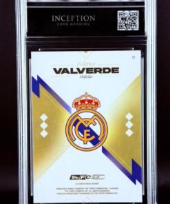 Otra vista de Cromo Fede Valverde Topps Los Blancos Real Madrid · GEM MINT 10 · Inception Card Grading · ICG · Sports Cards · TCG