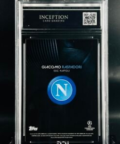 Otra vista de Cromo de fútbol Giacomo Raspadori Topps Knockout · GEM MINT 10 · Inception Card Grading · ICG · Sports Cards · TCG