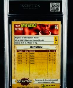 Otra vista de Cromo Neymar JR Panini NEAR MINT 8 · Inception Card Grading · ICG · Sports Cards · TCG