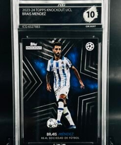 Otra vista de Cromo de fútbol Brais Mendez Topps Knockout · GEM MINT 10 · Inception Card Grading · ICG · Sports Cards · TCG