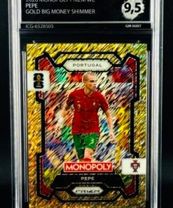Fotografía de Cromo Pepe Panini Monopoly Gold Big Money Shimmer GEM MINT 9,5 · Inception Card Grading · ICG · Sports Cards · TCG