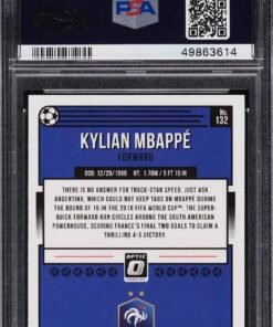 Otra vista de Cromo KYLIAN MBAPPE 2018 PANINI DONRUSS #132