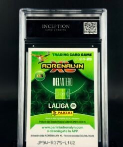 Otra vista de Cromo de fútbol Raphinha Balon De Oro ICG GEM MINT 9,5 · ICG