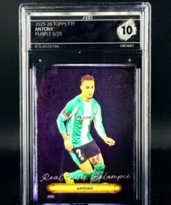 Fotografía de Cromo Antony 5/25 The Persuit Topps TTF GEM MINT 10 · ICG