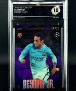 Fotografía de Cromo Neymar Jr 14/25 Topps ttf GEM MINT 10 · ICG