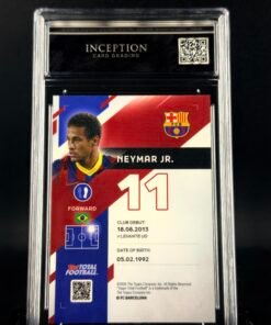 Otra vista de Cromo Neymar JR 15/25 Topps TTF Reign Supreme GEM MINT 10 · ICG