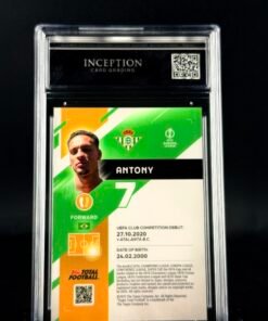 Otra vista de Cromo Antony 16/25 Topps TTF GEM MINT 10 · ICG