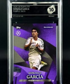 Fotografía de Cromo Gonzalo Garcia 18/25 Topps TTF GEM MINT 10 · ICG