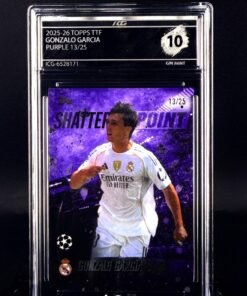Fotografía de Cromo Gonzalo Garcia 13/25 Topps TTF GEM MINT 10 · ICG