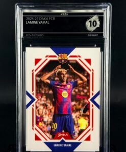 Otra vista de Cromo de fútbol Lamine Yamal Daka ICG GEM MINT 10 · ICG