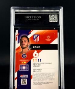 Otra vista de Cromo Koke 12/25 Topps TTF GEM MINT 10 · ICG