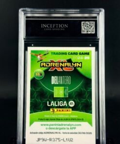 Otra vista de Cromo de fútbol Raphinha Balon De Oro ICG GEM MINT 9,5 · ICG