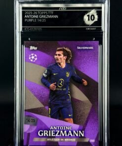 Fotografía de Cromo Antoine Griezmann 14/25 Topps TTF GEM MINT 10 · ICG
