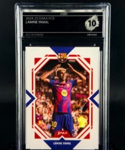 Fotografía de Cromo de fútbol Lamine Yamal Daka ICG GEM MINT 10 · ICG