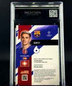 Otra vista de Cromo Gavi 13/25 Topps TTF GEM MINT 10 · ICG