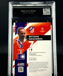 Otra vista de Cromo Antoine Griezmann 4/10 Topps ttf GEM MINT 10 · ICG