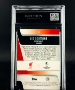 Otra vista de Cromo de fútbol Rio Ngumoha Rookie ICG GEM MINT 9,5 · ICG
