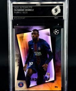 Otra vista de Cromo Ousmane Dembelé Topps TTF 18/25 MINT 9 · ICG