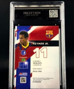 Otra vista de Cromo Neymar JR 14/25 Reign Supreme Topps TTF GEM MINT 10 · ICG
