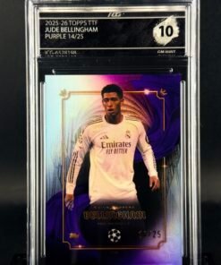 Fotografía de Cromo Jude Bellingham 14/25 Reign Supreme Topps TTF GEM MINT 10 · ICG
