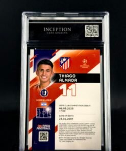Otra vista de Cromo Thiago Almada 12/25 Topps TTF GEM MINT 10 · ICG