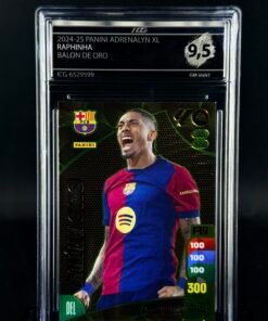 Fotografía de Cromo de fútbol Raphinha Balon De Oro ICG GEM MINT 9,5 · ICG