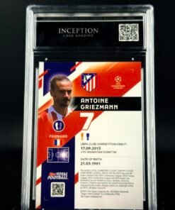 Otra vista de Cromo Antoine Griezmann 14/25 Topps TTF GEM MINT 10 · ICG