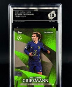Fotografía de Cromo Antoine Griezmann 27/75 Topps TTF GEM MINT 10 · ICG