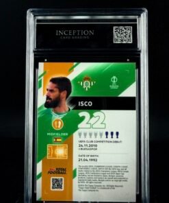 Otra vista de Cromo Isco 6/25 Topps TTF GEM MINT 10 · ICG